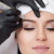 Permanent makeup. Tattooing of eyebrows